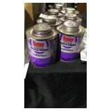 7 Cans - Purple Primer for CPVC, PVC