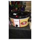 SF 49ers Crock Pot w/ Locking Lid