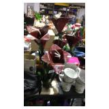 Metal Yard Art Item Display - Flower Bouquet