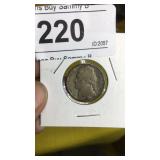 1943 WWII Silver Nickel