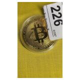 24k Gold Plated BIT Coin