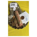 80 Lincoln Wheat Cents,1909-1958 Most Years & Mint