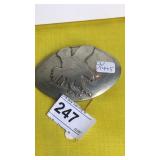 Belt Buckle German Silver or Coin Silver