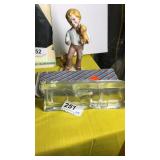 Avon DAD Framed and "Best Friends" Figurine