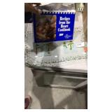 Pampered Chef Snowman Glass Divided Plate & Cook