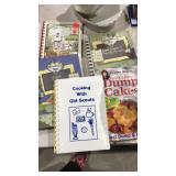 5 Cookbooks - Girls Scouts, 2 Blueberry Hill, Dump