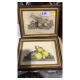 2 Small Still Life Pictures