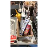 9 Tubes of Misc Caulking Materials