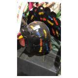 Metal Yard Art Item Display - Black Turkey