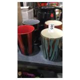 4 New Pfaltzgraff Cups & Kurig Pot