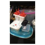 Plastic Storage Containers & Popsicle Maker