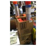 4 Boxes 6 Cans Each Orange Paint