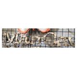 Metal Yard Art Item Display-"Man Cave" Sign