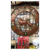 Metal Yard Art Item Display- Welcome Horses,