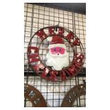Metal Yard Art Item Display- Merry Christmas w/
