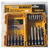 18 pc DeWalt Screwdriver Set