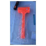 4 Lb Dead Blow Sand Hammer,  Neon New