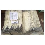 2 packages of 12 pairs of work gloves