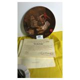 The Ship Builders -Plate by Norman Rockwell w/ COA
