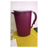 New Tupperware  Purple Pitcher w/ Lid
