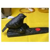 Vintage Cast Iron Bird Door Stopper