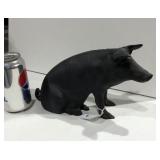 Cast Iron Sitting Pig Bank