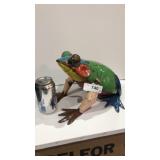 Metal Yard Art Item, FROG  W11X H8 XL12