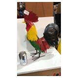 Metal Yard Art Item Display - Chicken