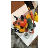 Metal Yard Art Item Display - Bull Dog