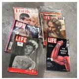 Many Vintage Life Magazines
