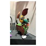 Metal Yard Art Item Display - Small Dog