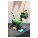 Metal Yard Art Item Display - Small Cat