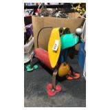 Metal Yard Art Item Display - Dachshund