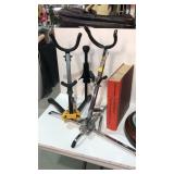 2 Saxophone Holders & Jazz Book