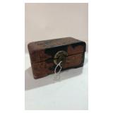 Small Hand Carved Wood Chest