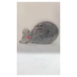 Metal Mouse Trivet W/Cheese Names