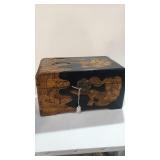 Hand Carved Wood Chest