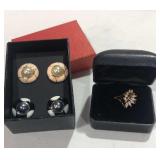 1 ring & 2 Sets of Earrings