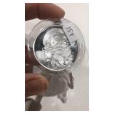 .999 1 oz Silver Round Strike, Santa Clause Motif