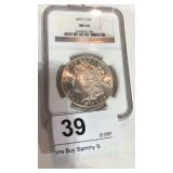 1879 S Morgan Silver $1 Dollar Coin Graded