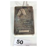 .999 Silver 10 oz Silver Bar - A-Mark