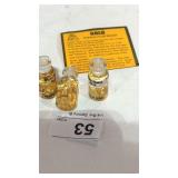 3 Vials of 24k Gold Leaf