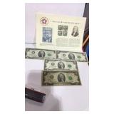 3- $2 Dollar Federal Reserve Notes (2) 1976, 2003A