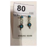 Sterling Silver & Turquoise Earrings