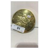 Paperweight w/ Gold Canada 1oz Motif