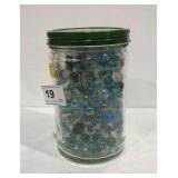 Jar Of Marbles, Mostly are Clear