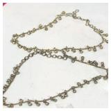 2 Bell Style Short Necklaces 13" Long