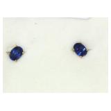 14kt Gold Precious Stone Stud Earrings in Gift Box