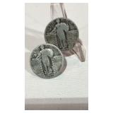 2 Standing Liberty Silver Quarters
