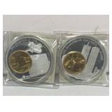 2 Quarters of the 50 States -2001 New York & 2004